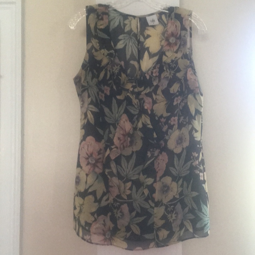 Cabi Osaka Nights Floral Ruffle Blouse - Picture 3 of 6